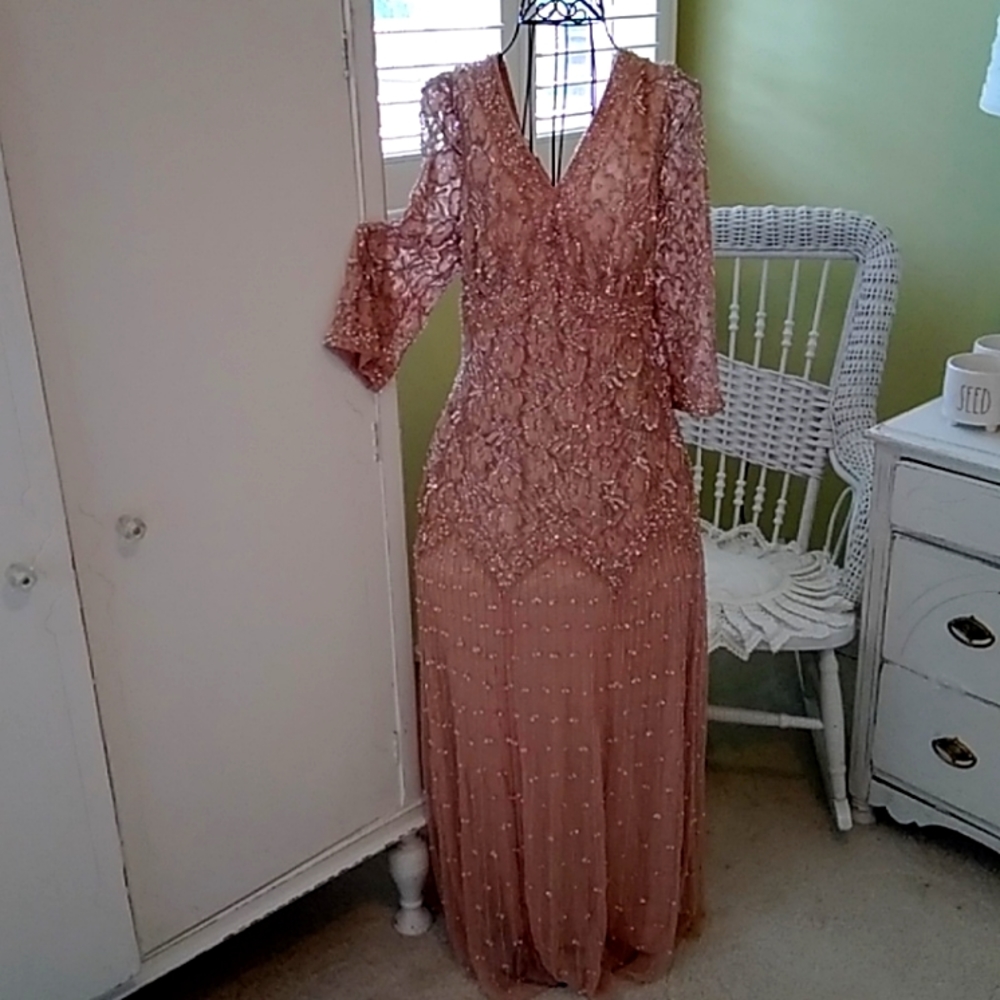 FINAL SALE!! Pisarro Nights Beaded Special Occasion Dress